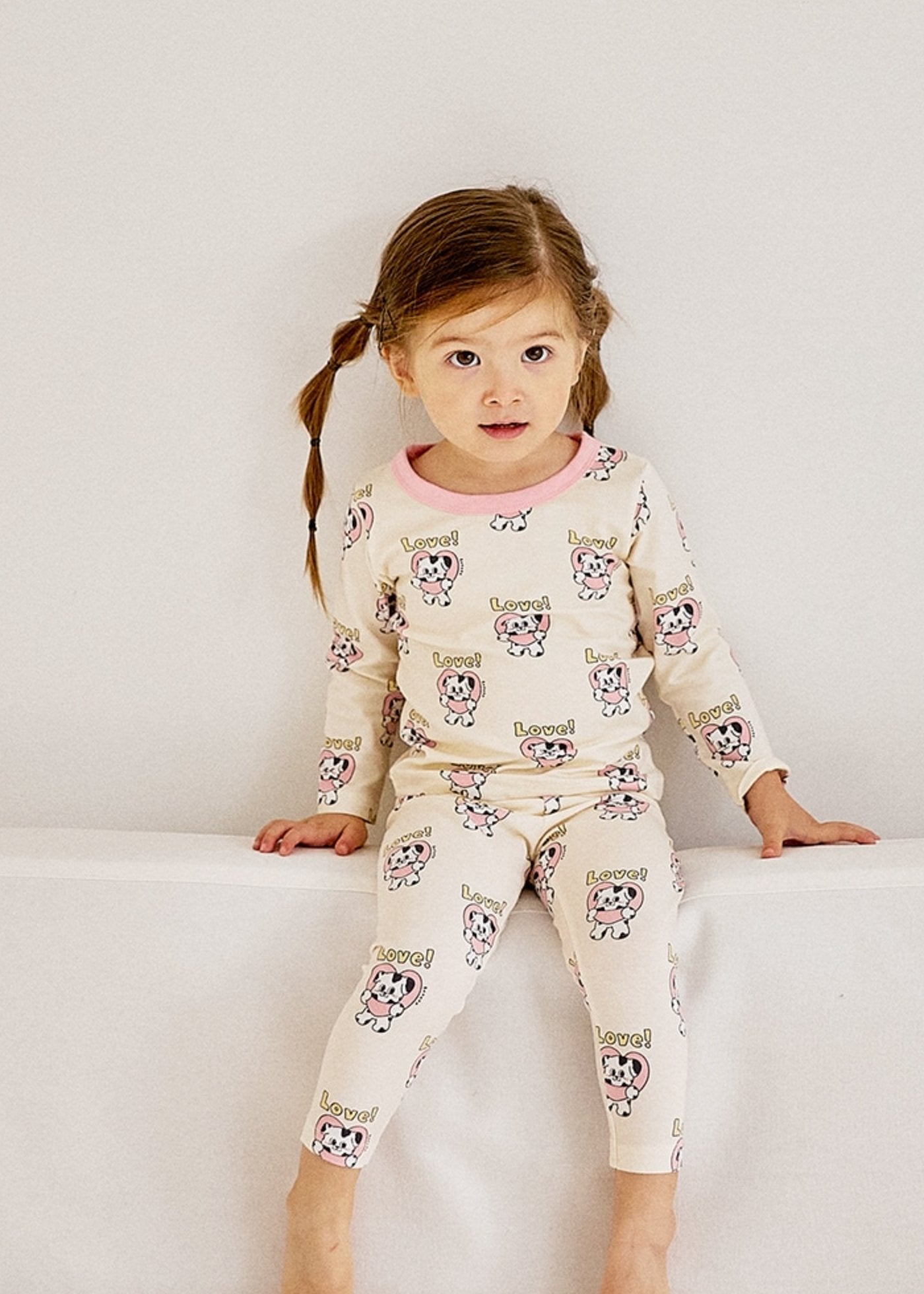 Honey sticky indoor wear - heart kitty pink Rototo bebe