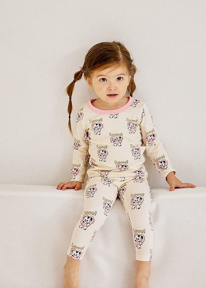 Honey sticky indoor wear - heart kitty pink Rototo bebe