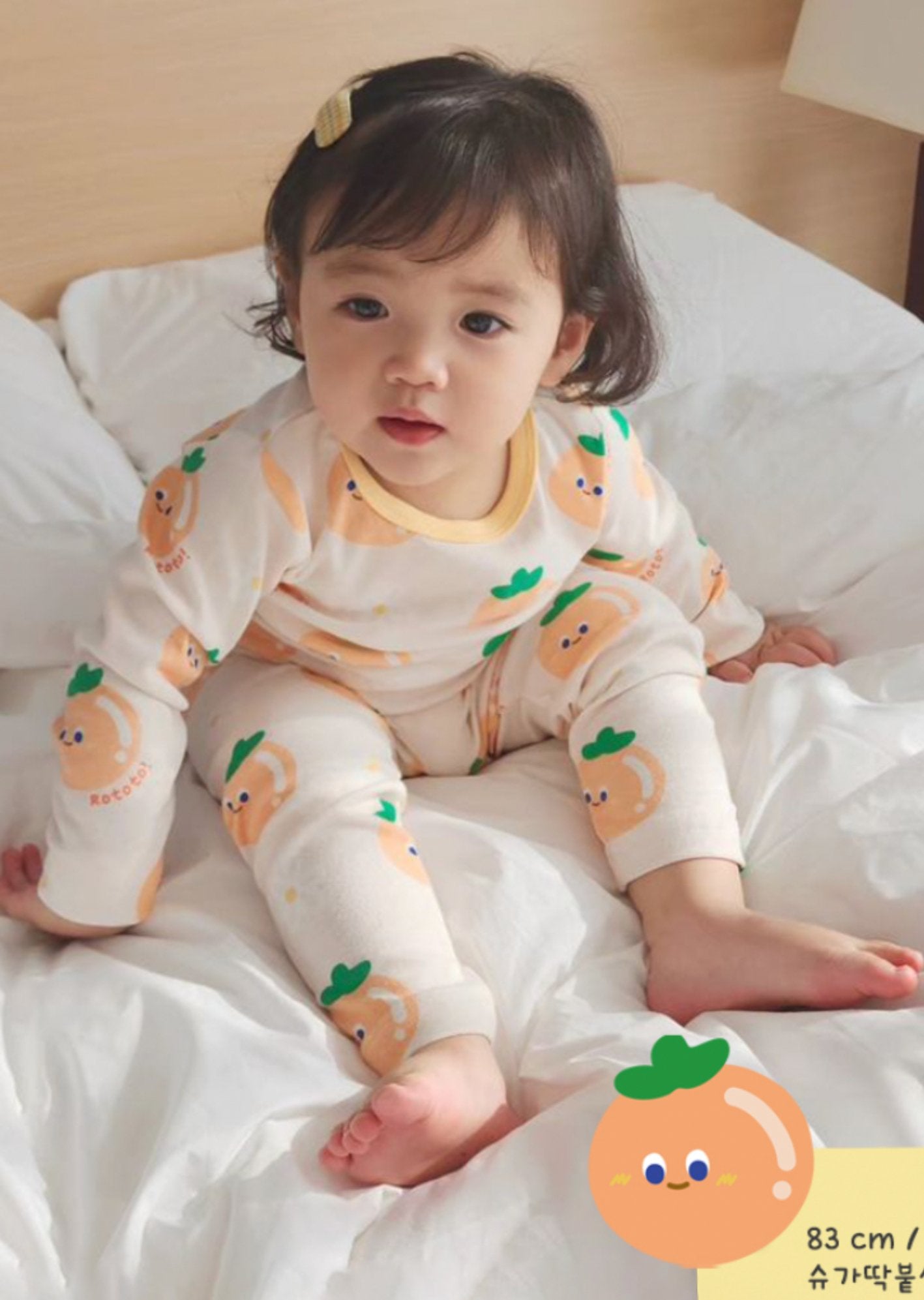 Honey sticky indoor wear - little orange Rototo bebe - enjoykidsus