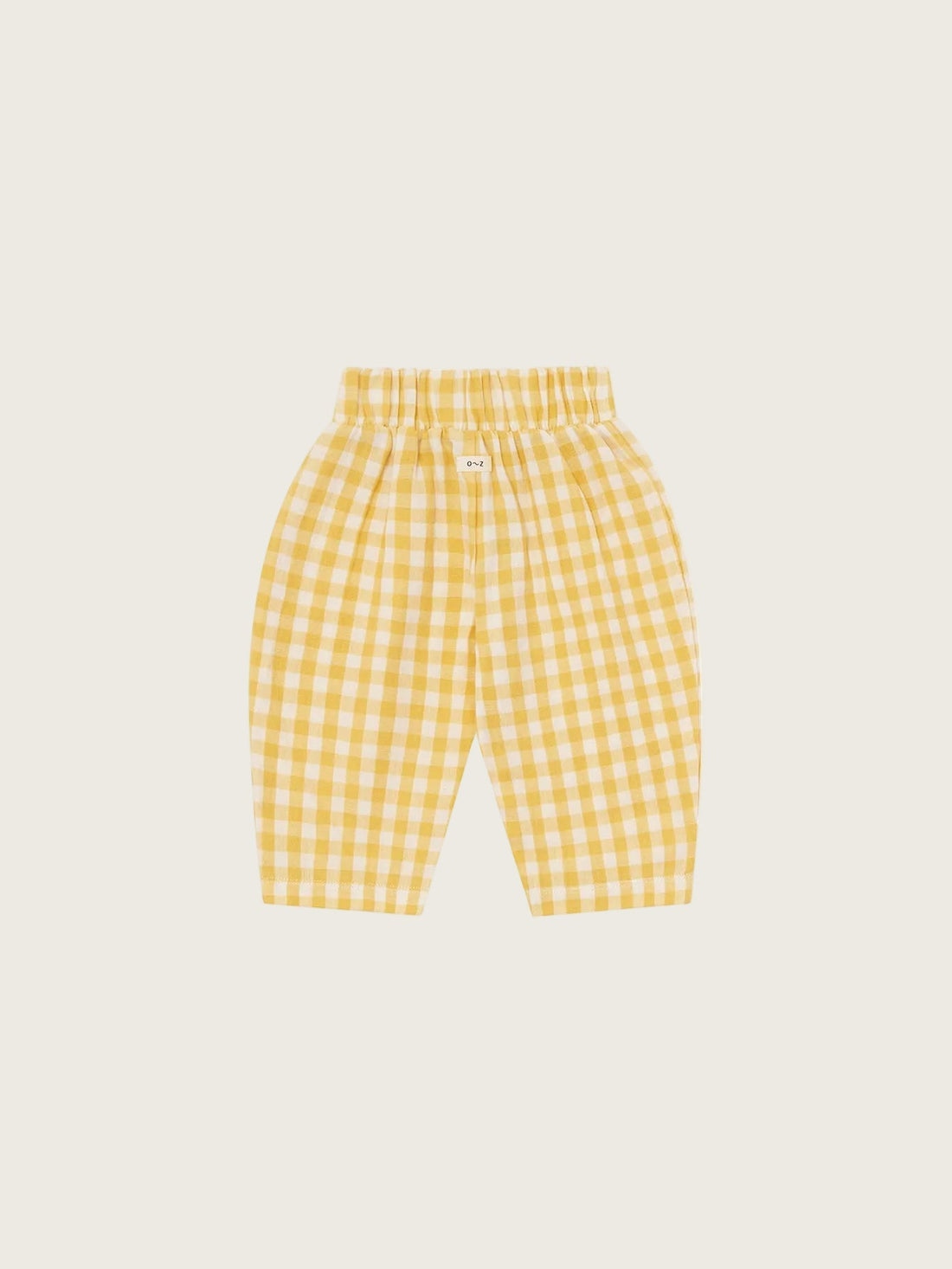 Honeycomb Gingham Fisherman Pants Organic Zoo