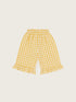 Honeycomb Gingham Frill Culottes Organic Zoo