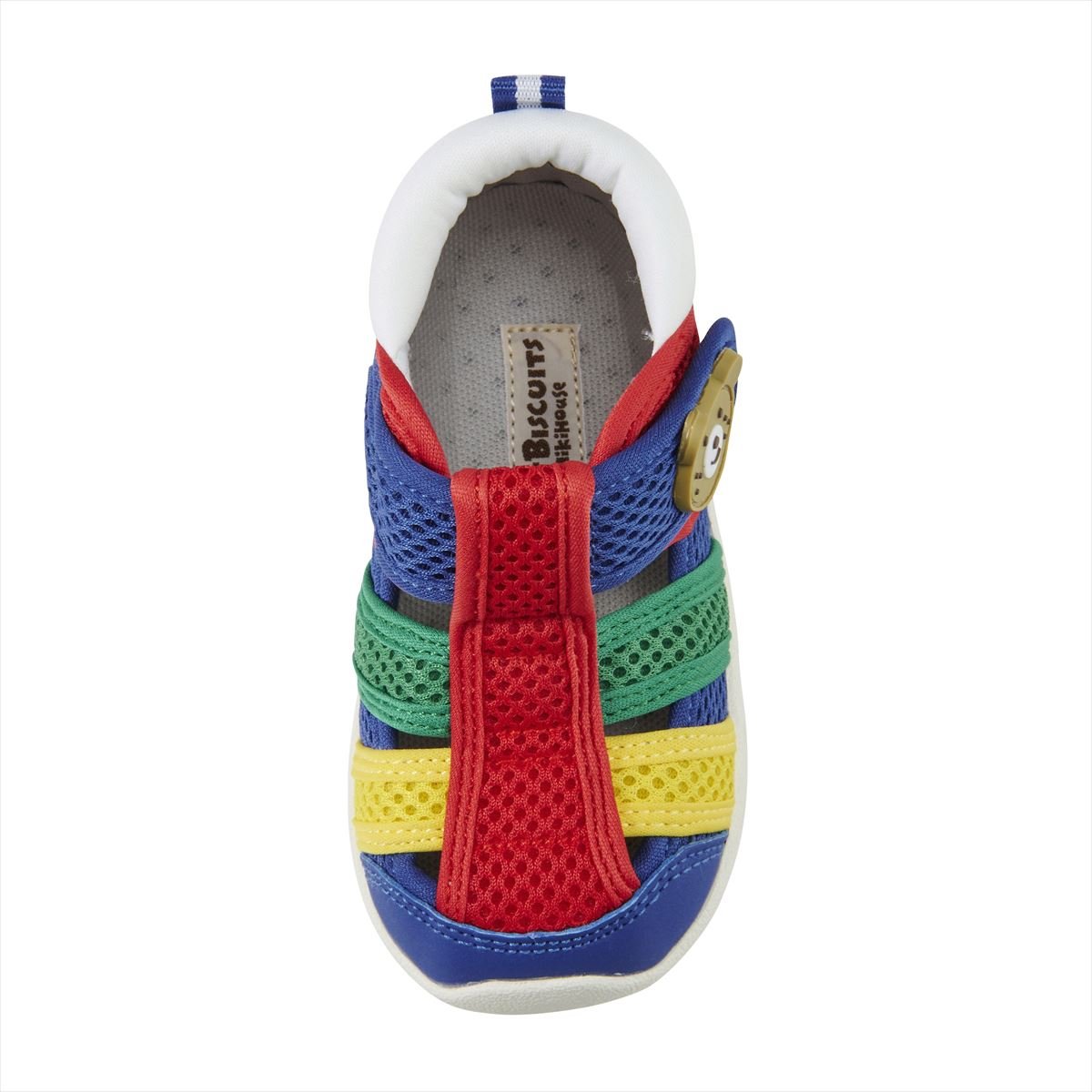 HOT BISCUITS BABY SANDAL - RED MIKI HOUSE