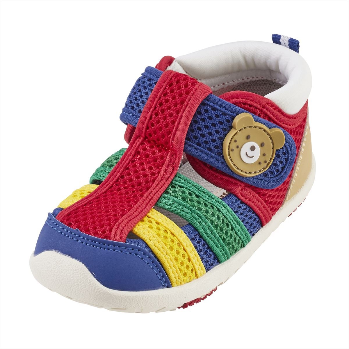 HOT BISCUITS BABY SANDAL - RED MIKI HOUSE