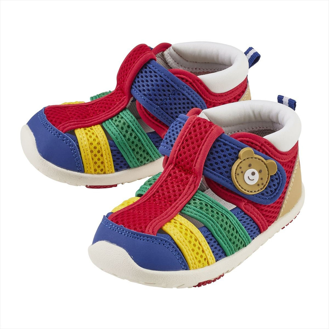 HOT BISCUITS BABY SANDAL - RED MIKI HOUSE