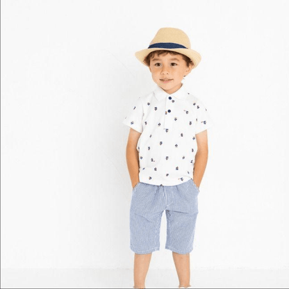 HOT BISCUITS Hat, Straw Style - Beige MIKI HOUSE