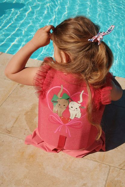 HOT🔥Konges Sløjd THALIA SWIM VEST - viva magenta Konges Sløjd