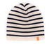 Huttelhut Neon Knit Beanie In Merino Wool offwhite/navy Huttelihut