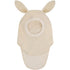 Huttelihut Bunny Ears Wool Balaclava in Tofu - product view
