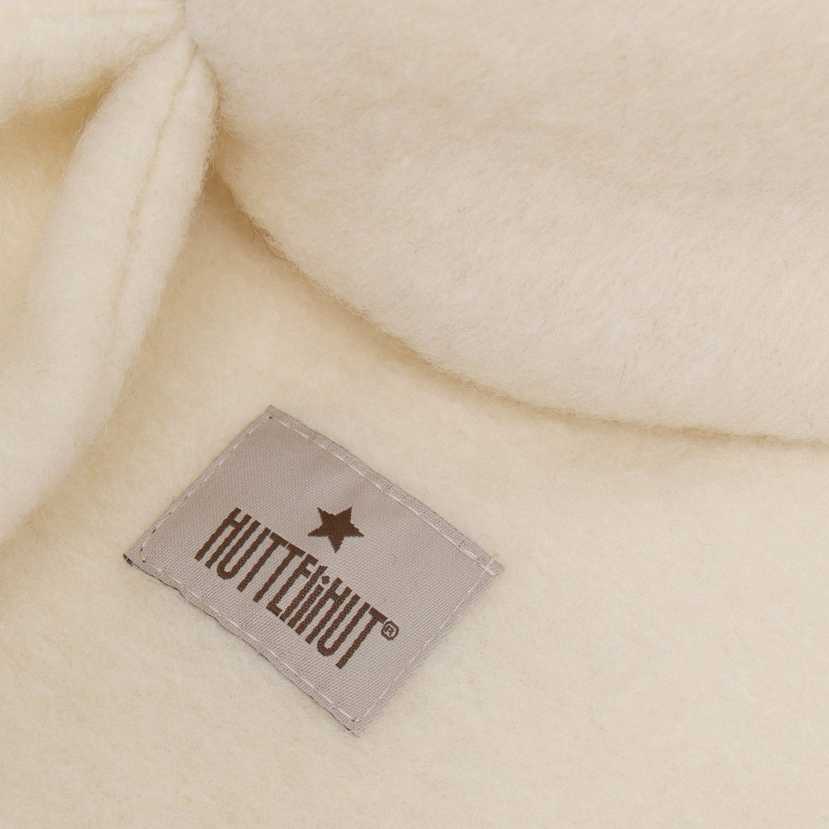 Huttelihut Bunny Ears Wool Balaclava in Tofu - detail view 1