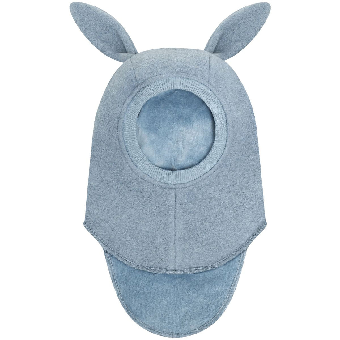 Huttelihut Bunny Ears Wool Balaclava in Windward Blue - product view