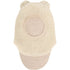 Huttelihut Teddy Ears Wool Teddy Balaclava in Cement - product view