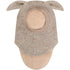 Huttelihut Bunny Ears Wool Balaclava in Camel Melange - product view