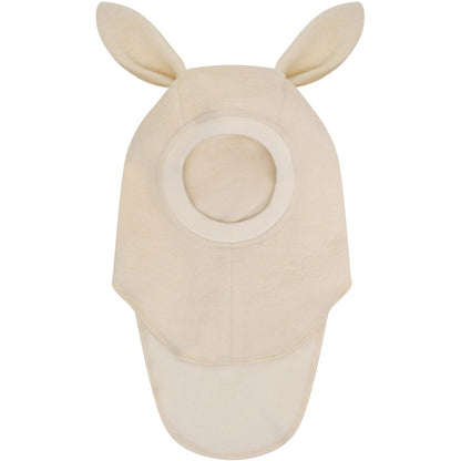 Huttelihut Bunny Ears Wool Balaclava in Tofu - product view