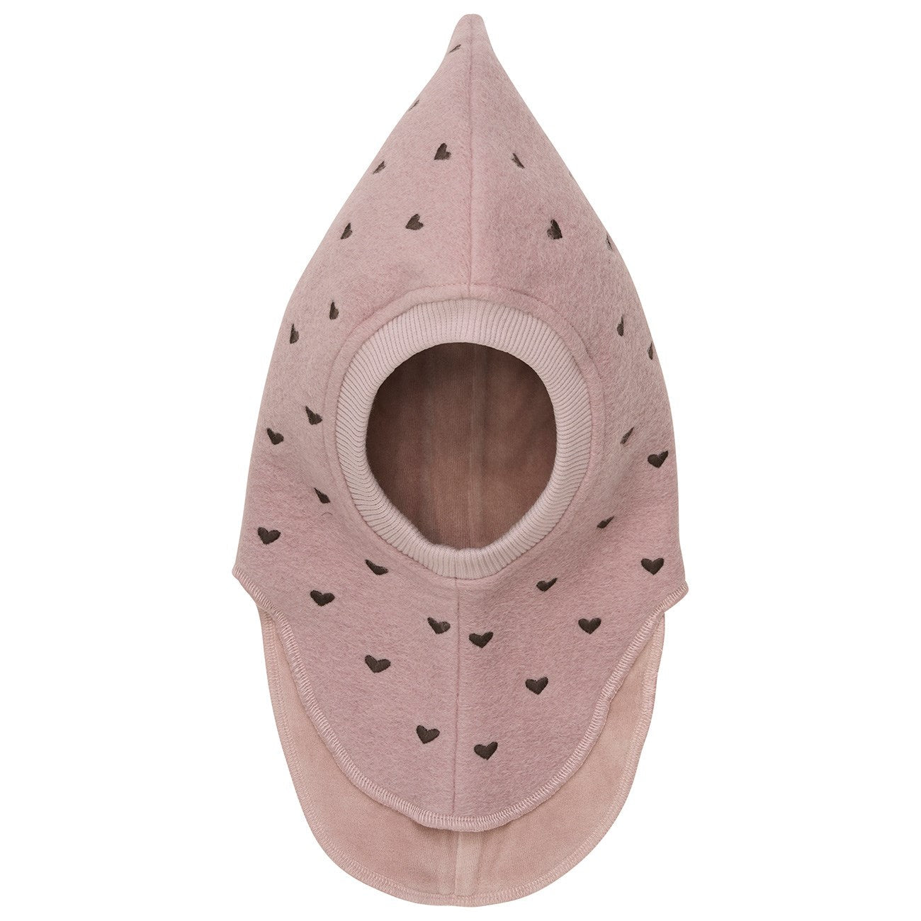 Huttelihut Fawn Balaclava Hearts Emb. Wool Huttelihut