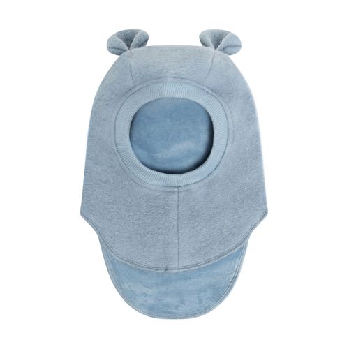 Huttelihut Teddy Ears Wool Balaclava in Windward Blue - detail view 1