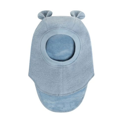 Huttelihut Teddy Ears Wool Balaclava in Windward Blue - detail view 1