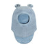 Huttelihut Teddy Ears Wool Balaclava in Windward Blue - product view
