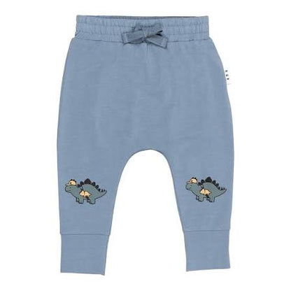 Huxbaby Adventure Dino Drop Crotch Pant - Dino Blue Huxbaby
