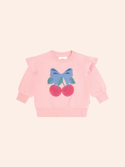 Huxbaby Cherry Bow Sweatshirt