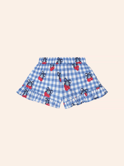 Huxbaby Cherry Gingham Skort Huxbaby