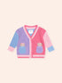 Huxbaby Colour Block Peekaboo Huxette Cardi