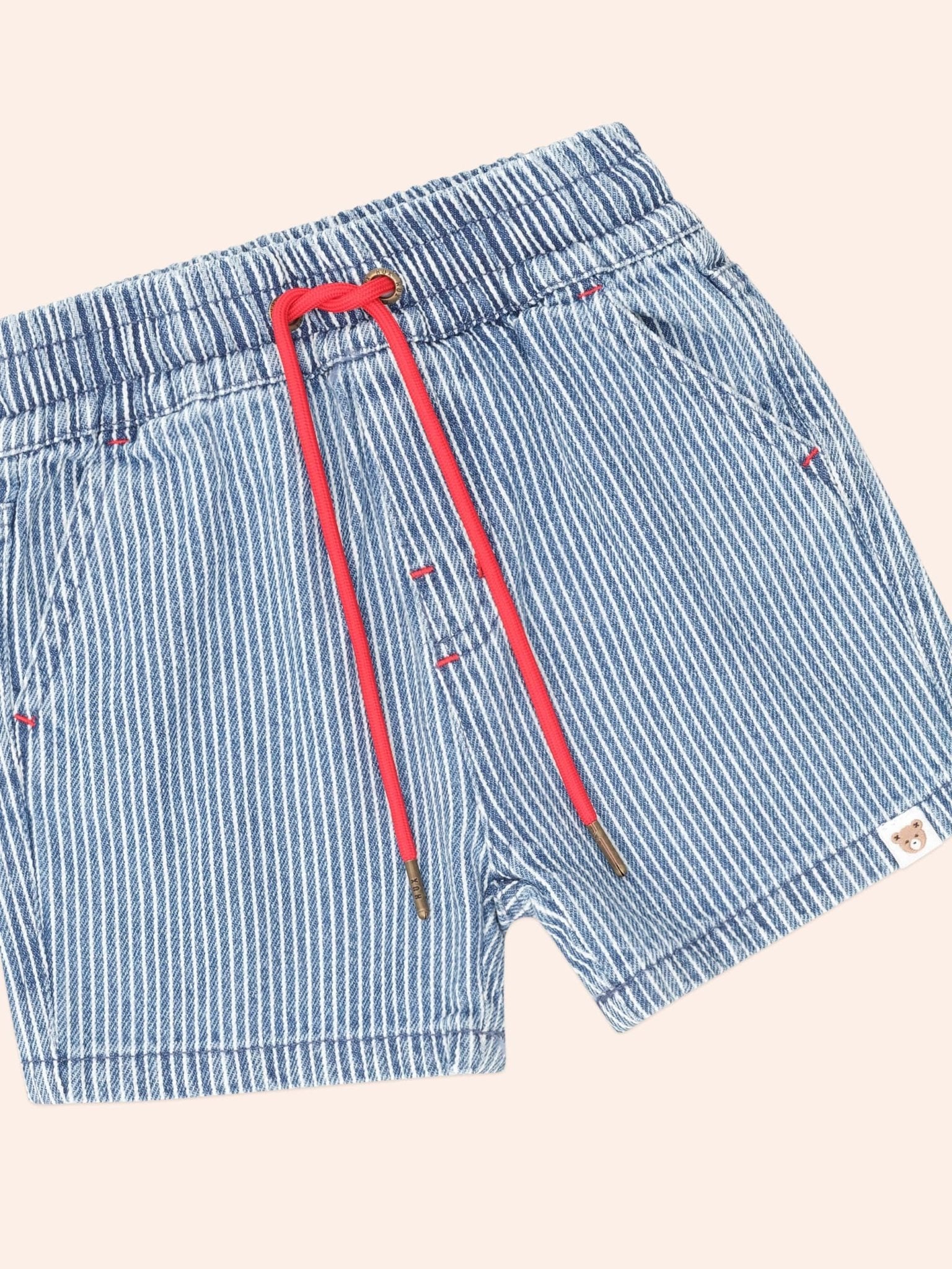 Huxbaby Denim Stripe Short Huxbaby
