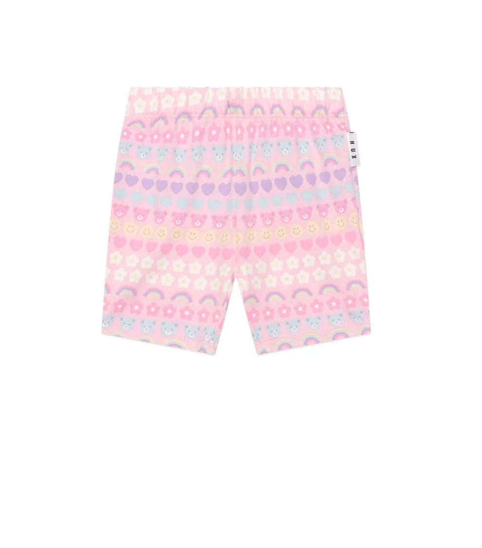 Huxbaby Emoji Rainbow Bike Short - Multi Huxbaby