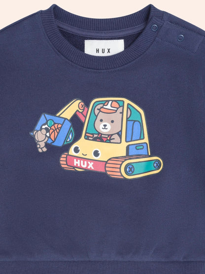 Huxbaby Excavator Hux Sweatshirt