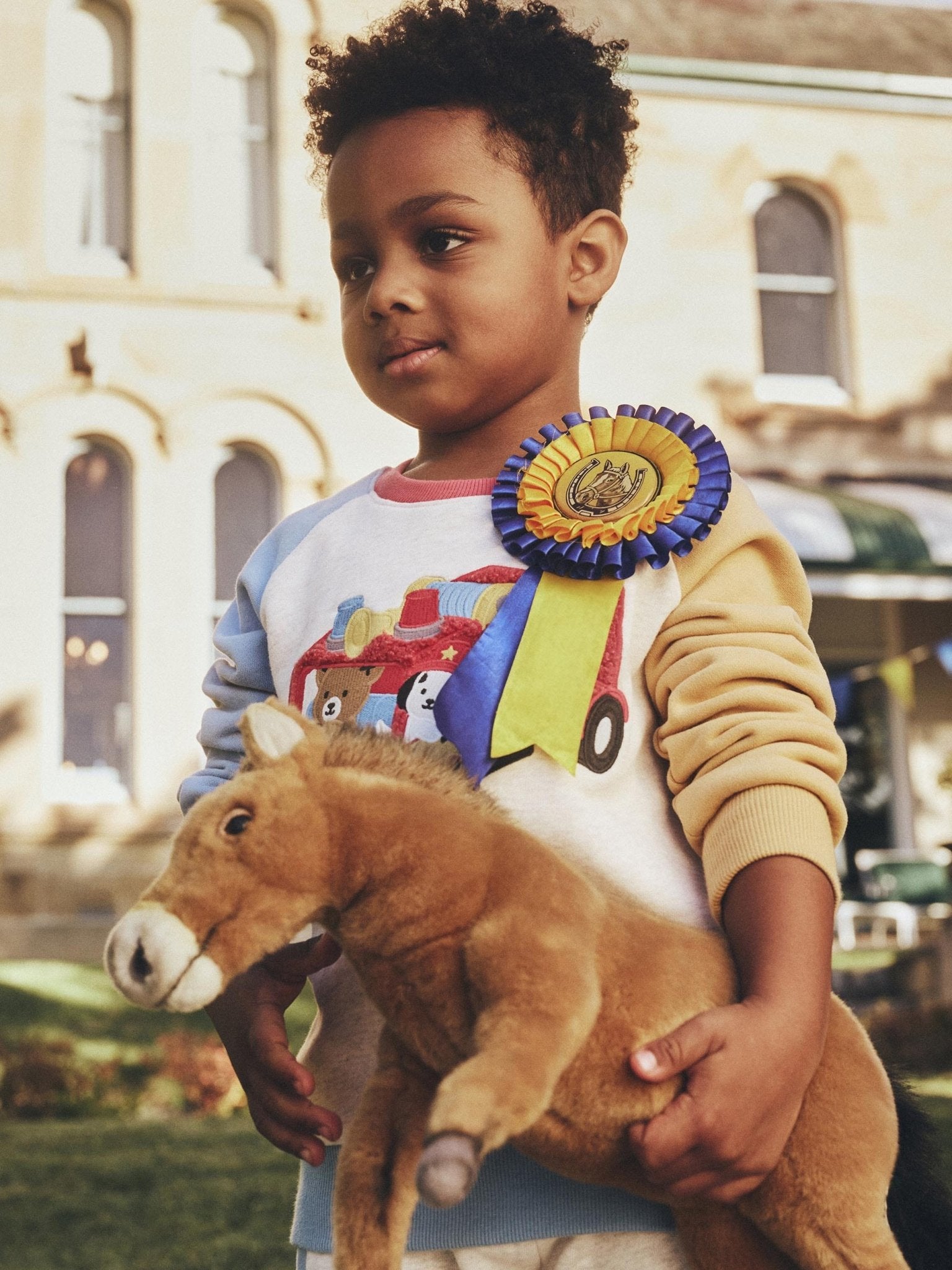 Huxbaby Fire Truck Hux Sweatshirt Huxbaby