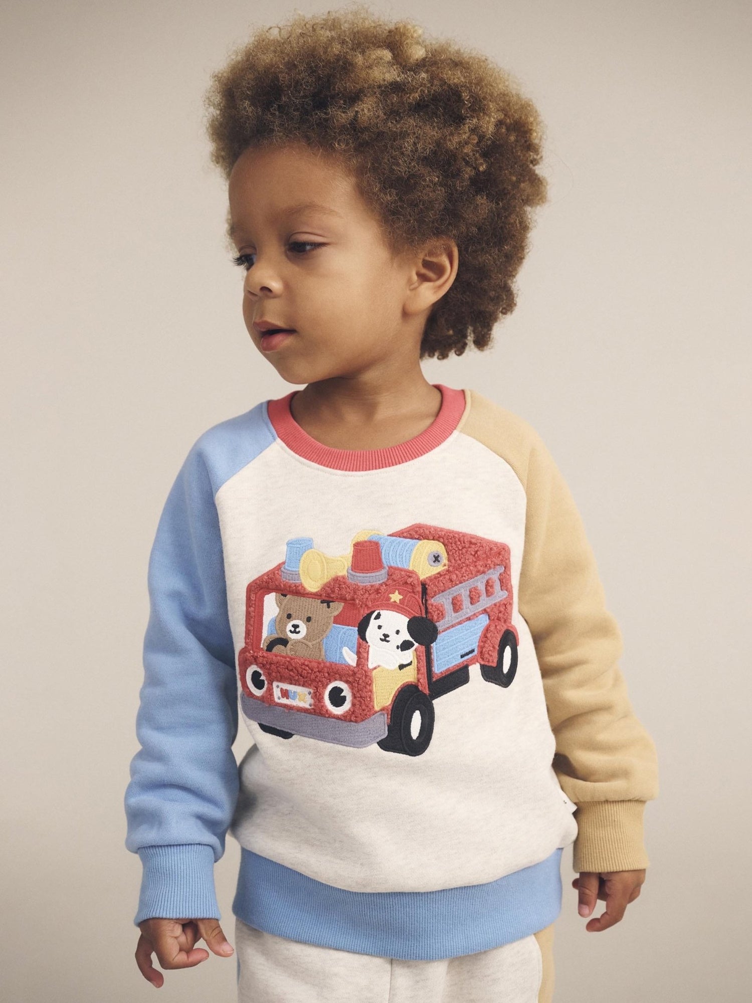 Huxbaby Fire Truck Hux Sweatshirt Huxbaby