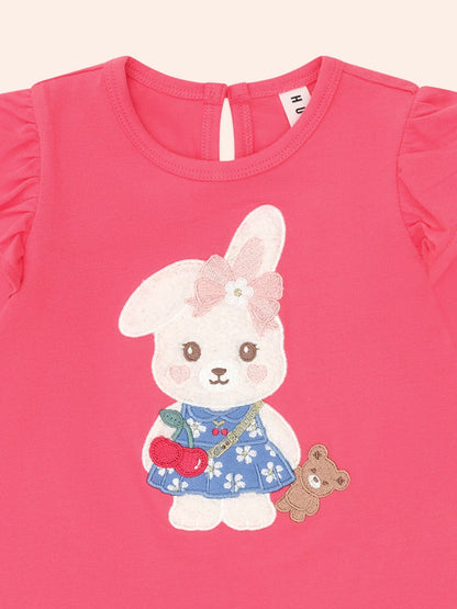 Huxbaby Flower Field Bunny Frill Top Huxbaby
