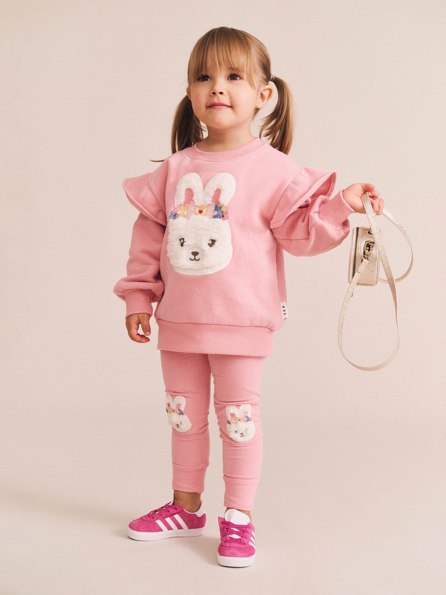 Huxbaby Flower Field Bunny Sweatshirt Huxbaby