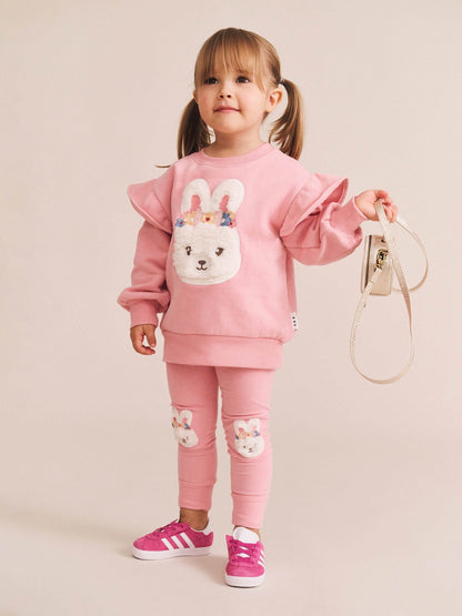 Huxbaby Flower Field Bunny Sweatshirt Huxbaby