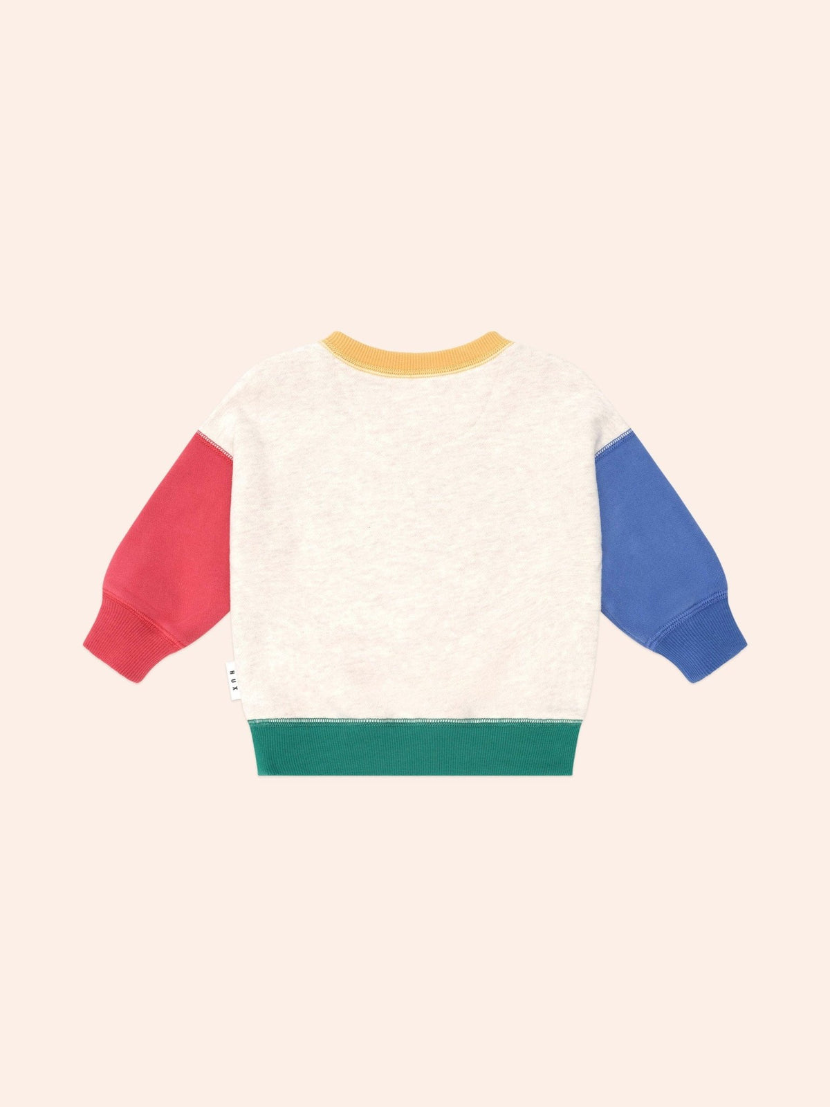 Huxbaby Furry Huxbear Colour Block Sweatshirt Huxbaby