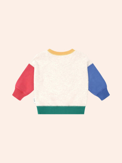 Huxbaby Furry Huxbear Colour Block Sweatshirt Huxbaby