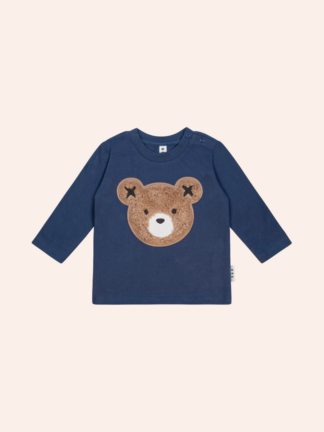 Huxbaby Furry Huxbear Longsleeve Top Marine Blue Huxbaby