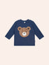 Huxbaby Furry Huxbear Longsleeve Top Marine Blue Huxbaby