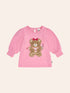 Huxbaby Gingerbread Hux Girl Long Slv Top - Strawberry Crème