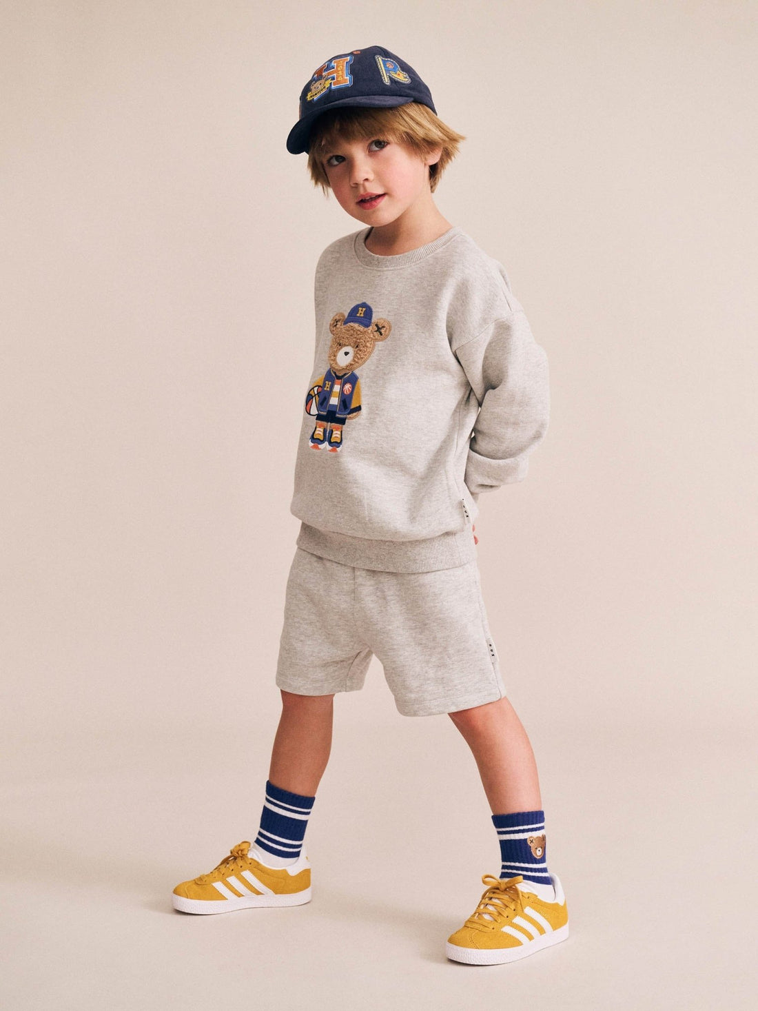 Huxbaby Grey Marle Short Huxbaby