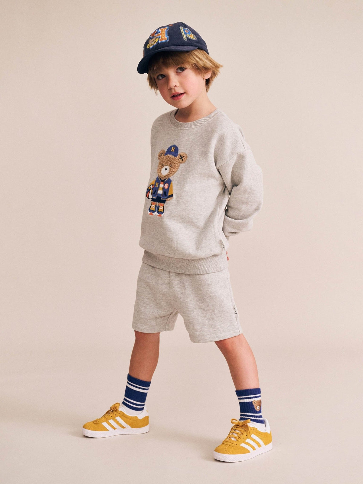 Huxbaby Grey Marle Short Huxbaby