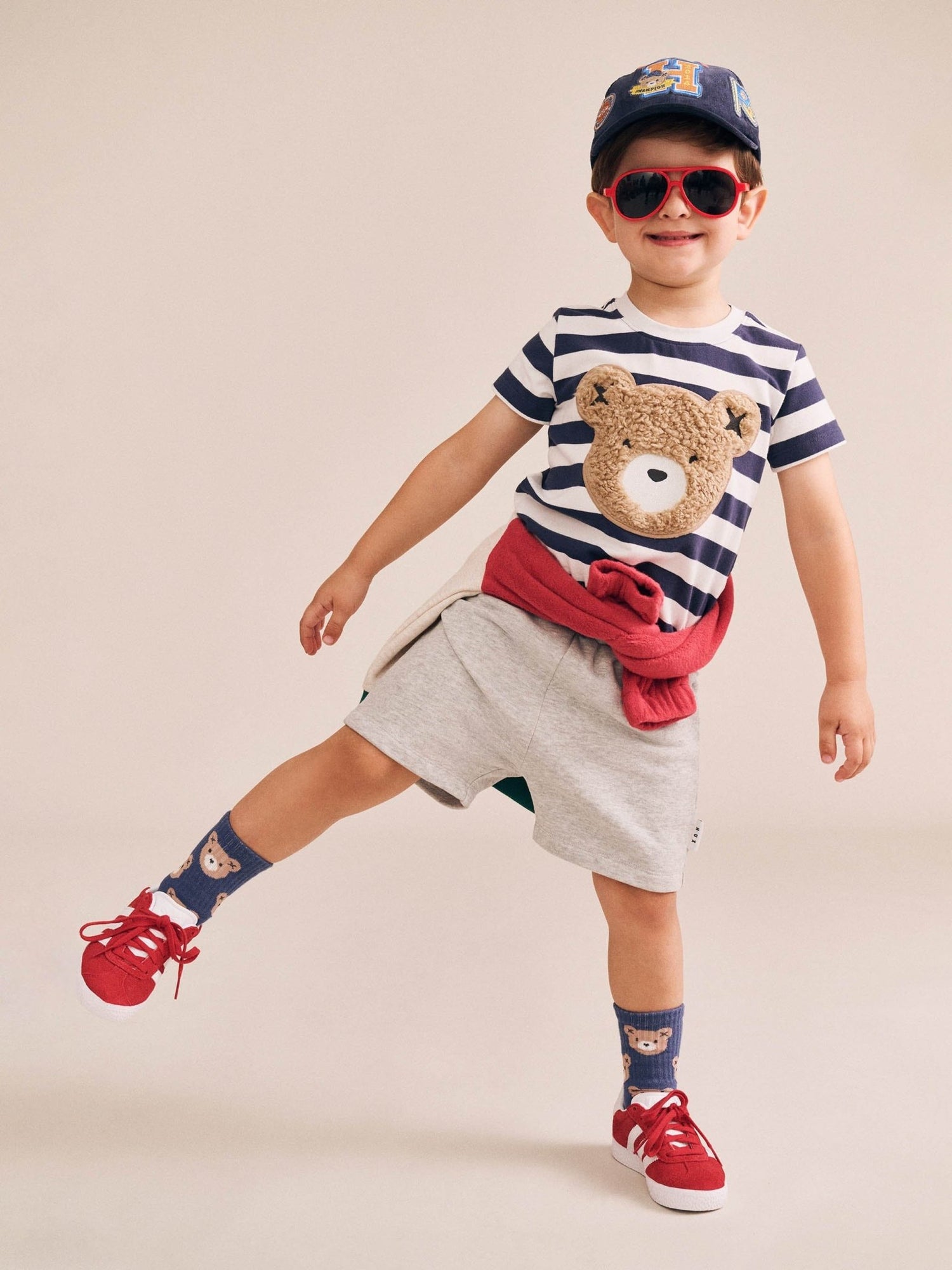 Huxbaby Grey Marle Short Huxbaby