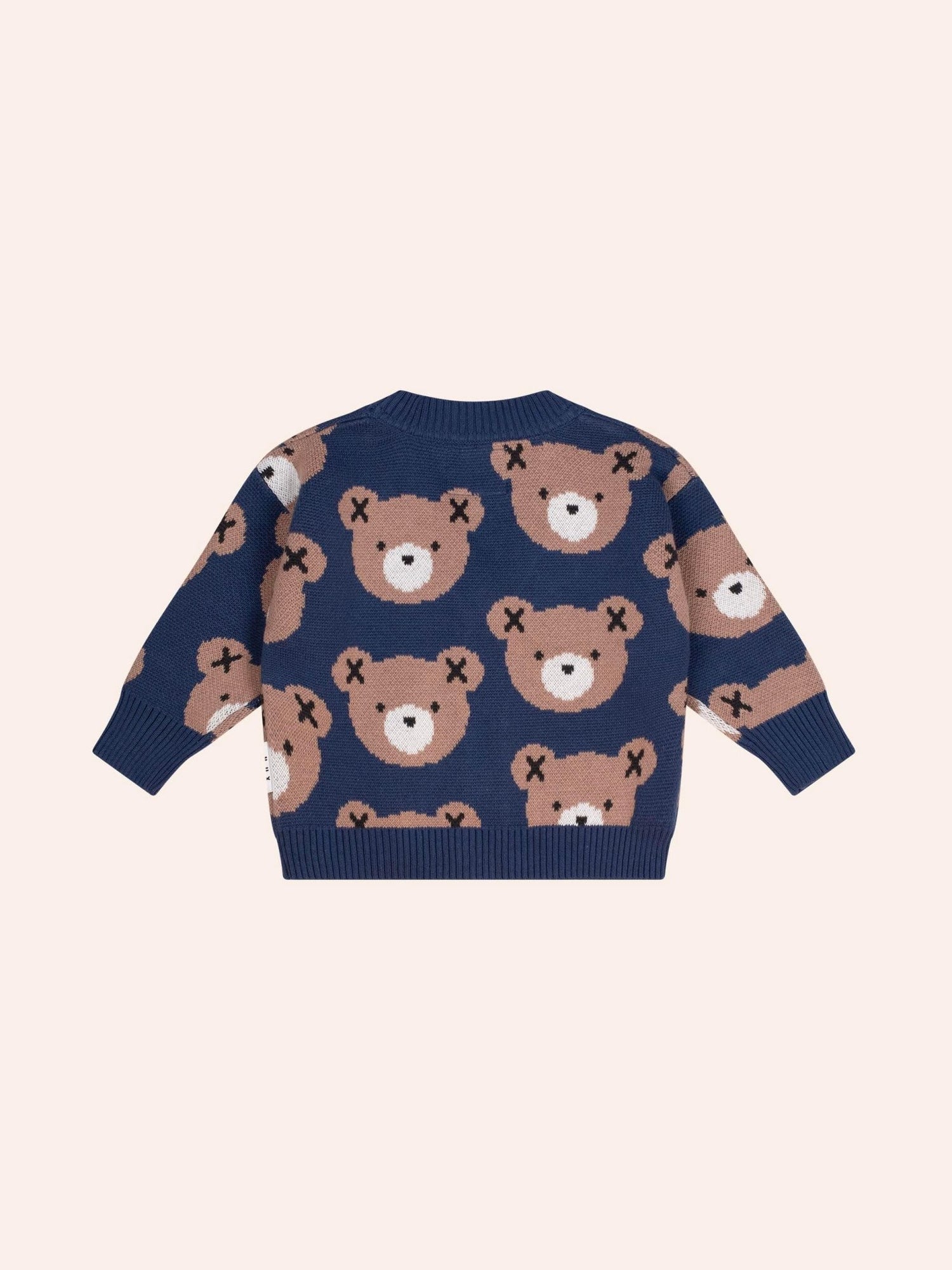 Huxbaby Huxbear Knit Cardi Navy Huxbaby