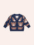 Huxbaby Huxbear Knit Cardi Navy Huxbaby