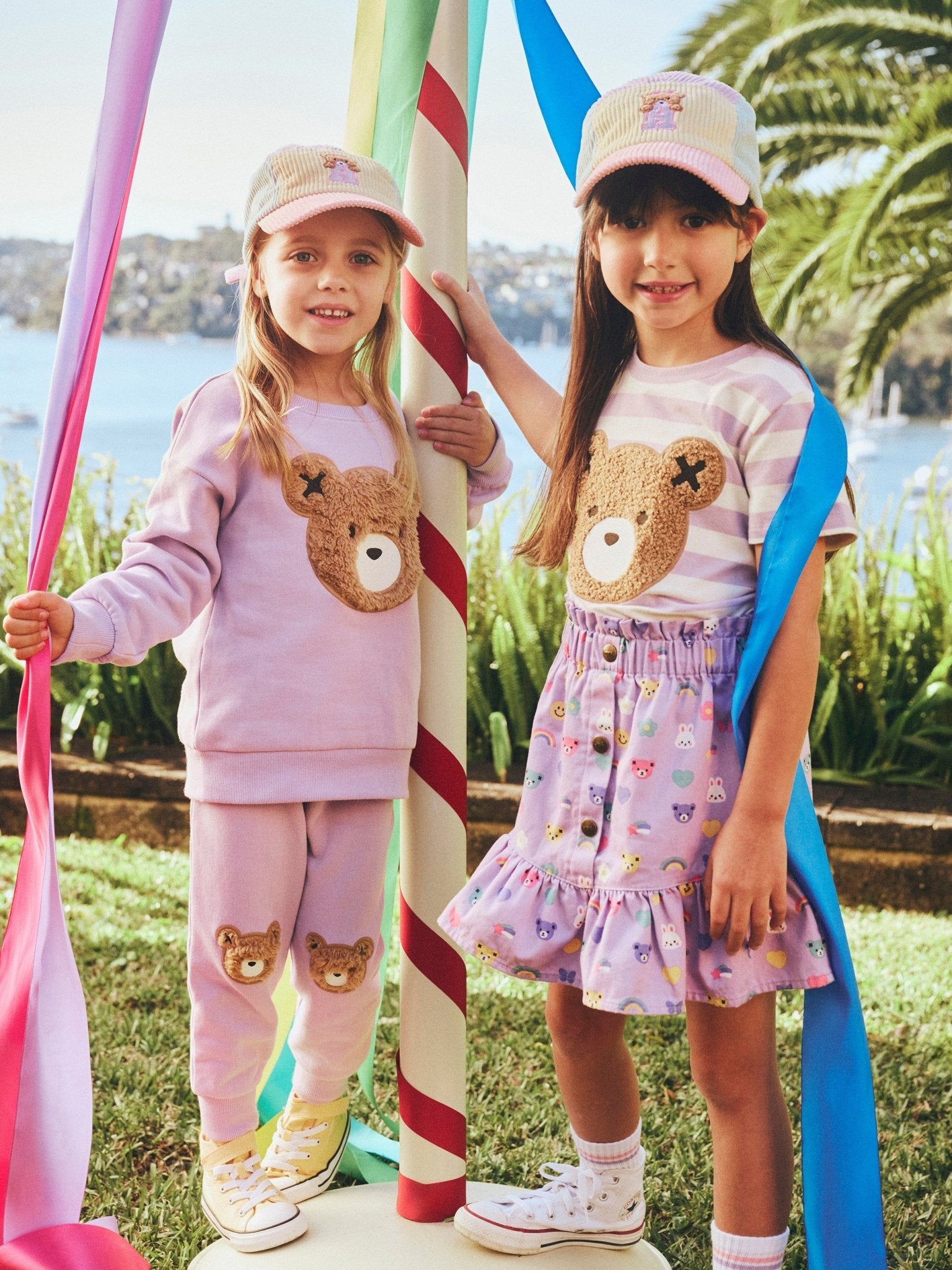 Huxbaby Orchid Furry Huxbear Track Pant Huxbaby