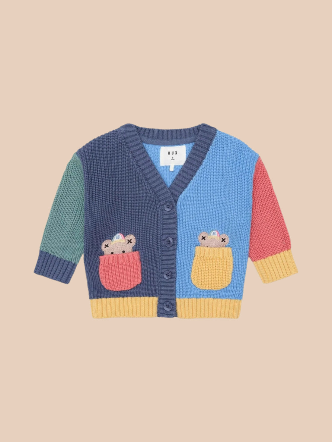 Huxbaby Peeping Pocket Hux Cardi Huxbaby