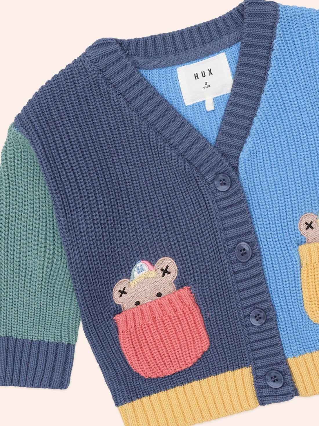 Huxbaby Peeping Pocket Hux Cardi Huxbaby