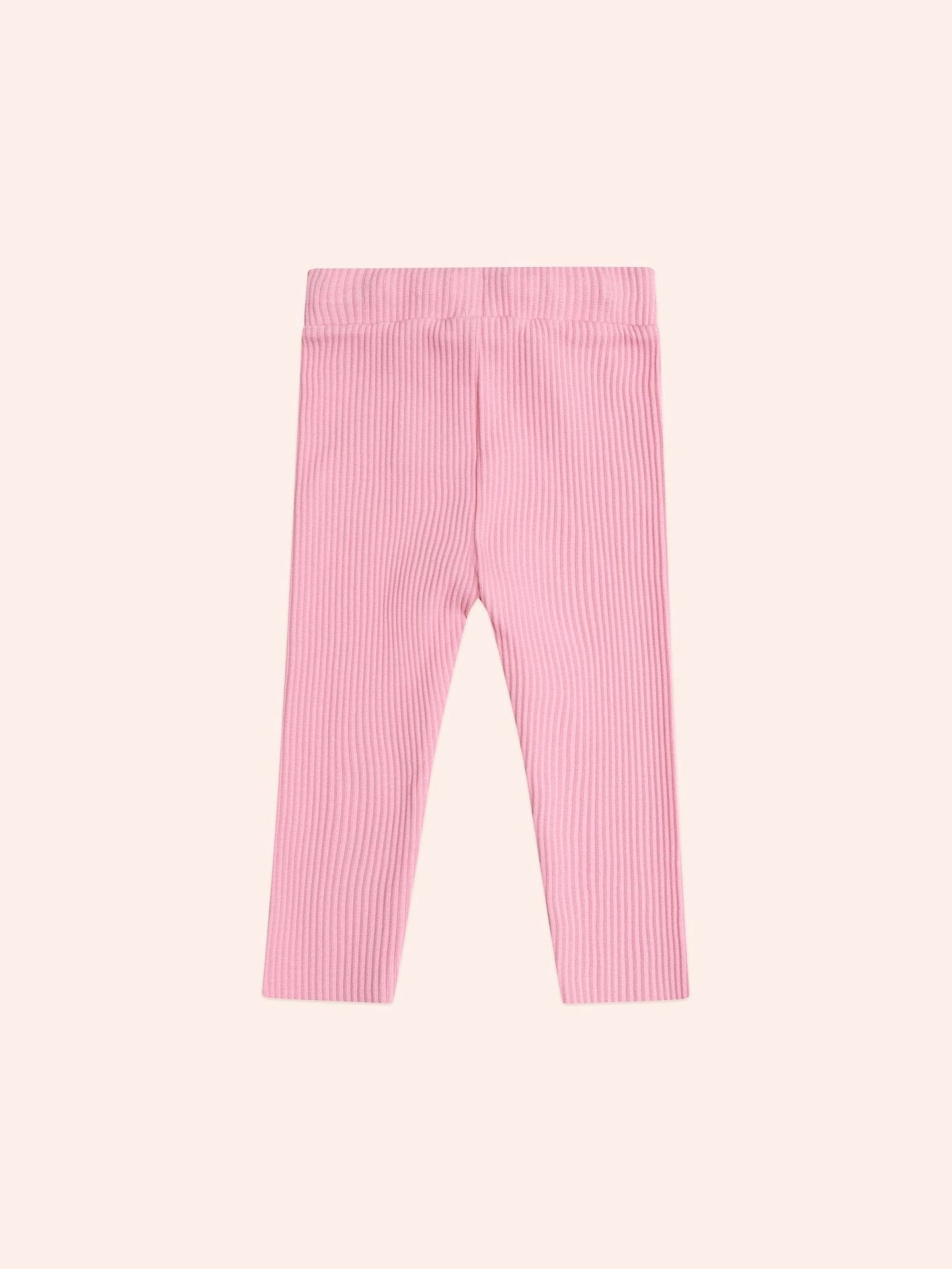 Huxbaby Pink Rib Leggings Huxbaby