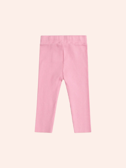 Huxbaby Pink Rib Leggings Huxbaby