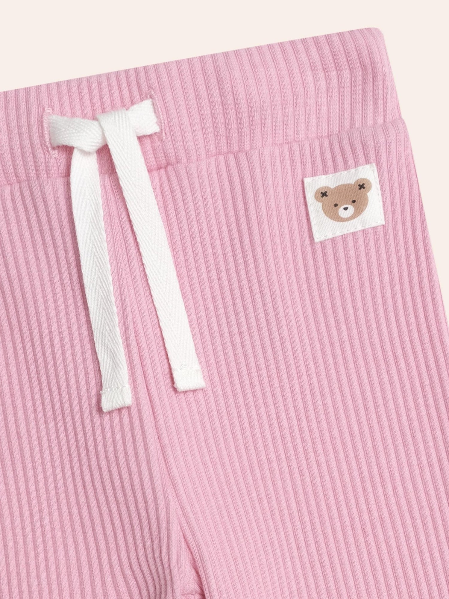 Huxbaby Pink Rib Leggings Huxbaby