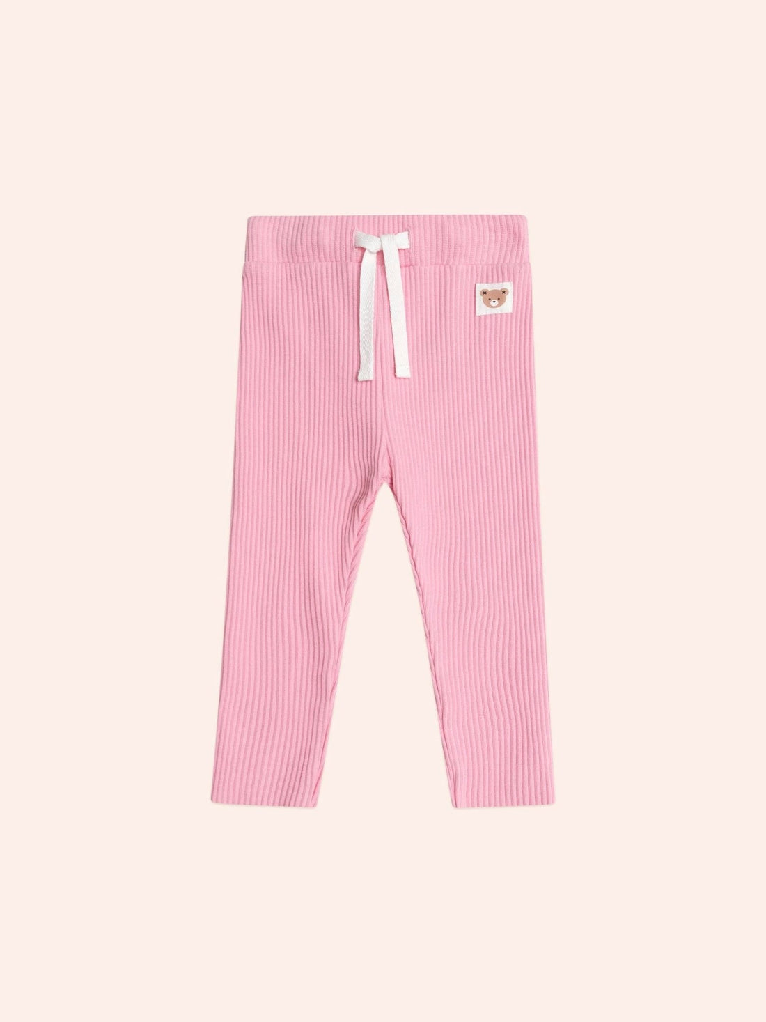 Huxbaby Pink Rib Leggings Huxbaby